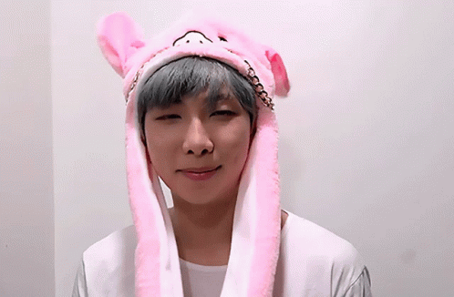 Kpop Bts Rm Bunny Ears GIF