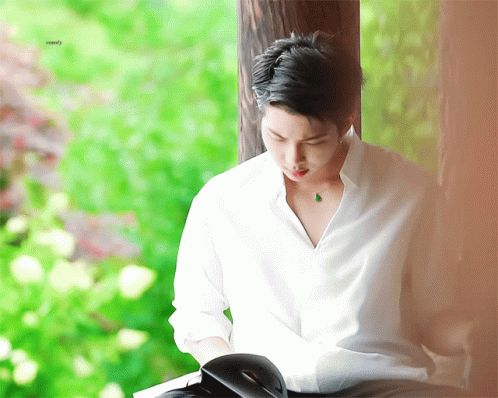 Kpop Bts Rm Reading GIF