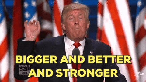 Rnc Donald Trump Bigger Better Stronger GIF