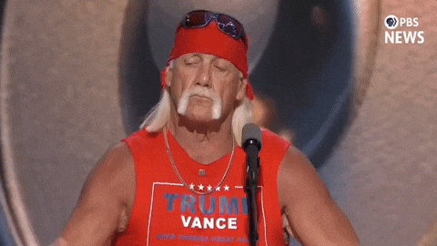 Rnc Hulk Hogan Iconic Ear Cupping GIF