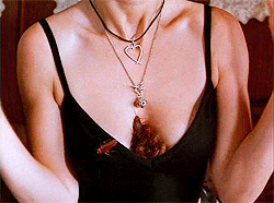 Roaches Creeping Ladies Chest GIF