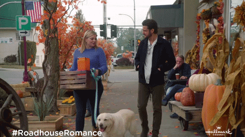 Road House Romance Walking Dog GIF