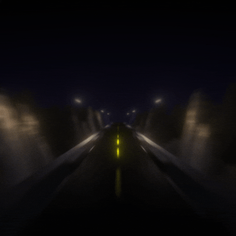 Road Long Dark Tunnel GIF