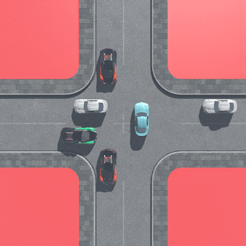 Road No Traffic Lights GIF