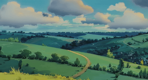 Road Through Green Field