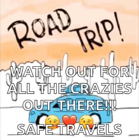 Road Trip Watch Out for Crazies