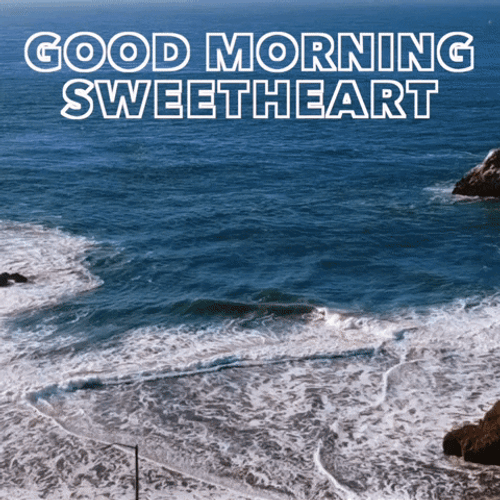 Road View Of The Sea Good Morning Honey GIF