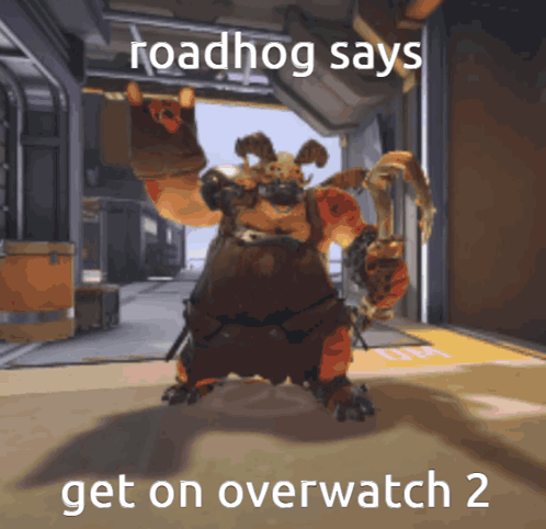 Roadhog Says Get On Overwatch 2