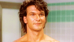 Roadhouse James Dalton Shy Laugh GIF