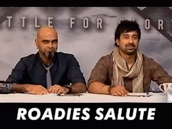 Roadies Salute Meme GIF