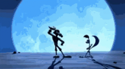 Looney Tunes Roadrunner Fighting Ninja GIF