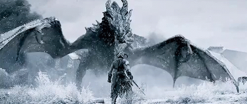 Roaring Vhagar Dragon GIF