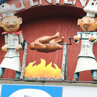 Roasting Chicken Cook GIF