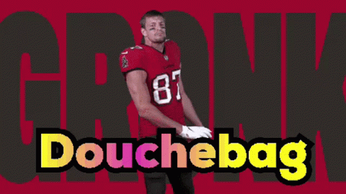 Rob Gronkowski Dancing Douchebag GIF