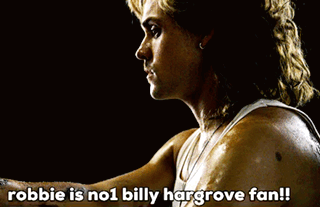 Robbie Is No1 Billy Hargrove Fan Written On A Picture Of A Man GIF