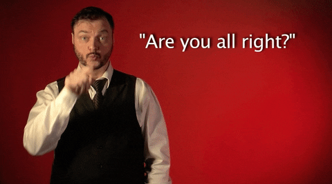 Robert Are You Ok Sign Language GIF