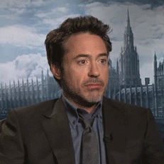 Robert Downey Jr Exaggerating Maybe So GIF