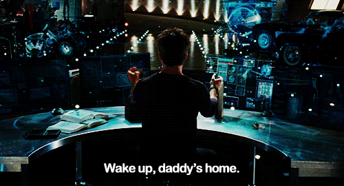 Robert Downey Jr Iron Man Suit Up Daddy's Home GIF