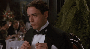 Robert Downey Jr. Playing Food GIF