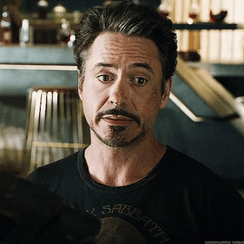 Robert Downey Jr Shrug GIF