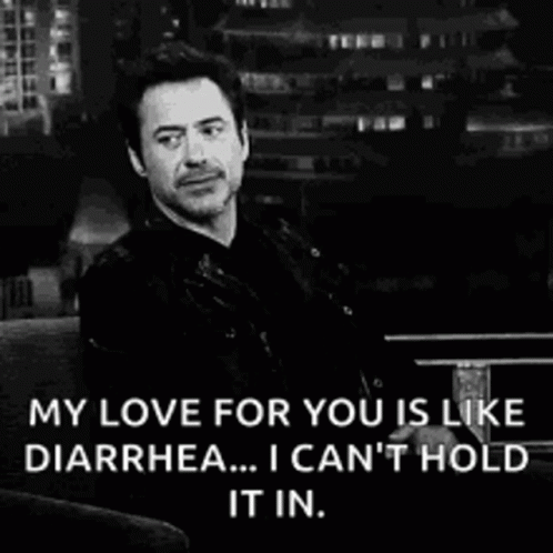 Robert Downey Jr Sitting in Chair