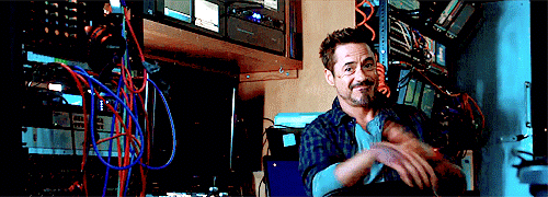 Robert Downey Jr Tada GIF