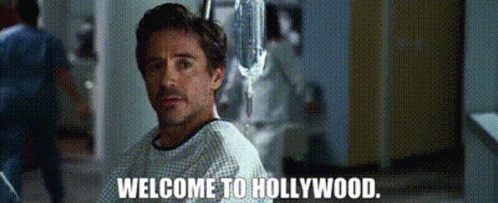 Robert Downey Jr Welcome To Hollywood GIF