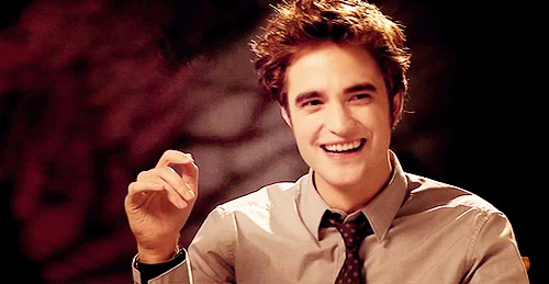 Robert Pattinson Sweet Smile GIF