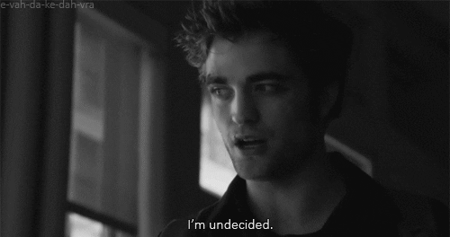Robert Pattinson Undecided About Everything GIF