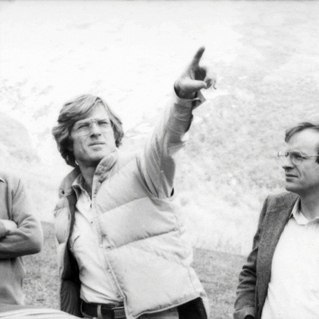 Robert Redford Behind The Scenes Clips GIF