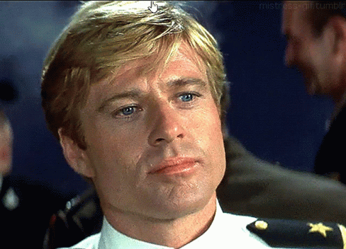 Robert Redford Captain Handsome Smile GIF