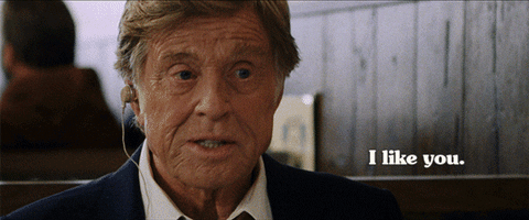 Robert Redford I Like You GIF