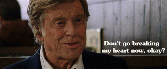Robert Redford Singing Don't Go Breaking My Heart GIF