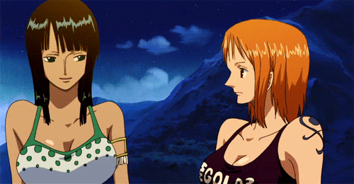 Robin And Nami One Piece GIF