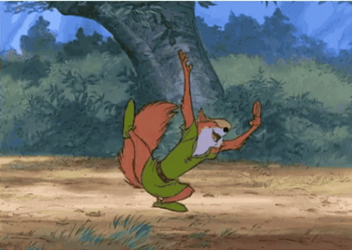 Robin Hood Cartwheel GIF