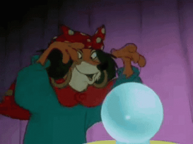 Robin Hood Fortune Teller Reading Crystal Ball GIF