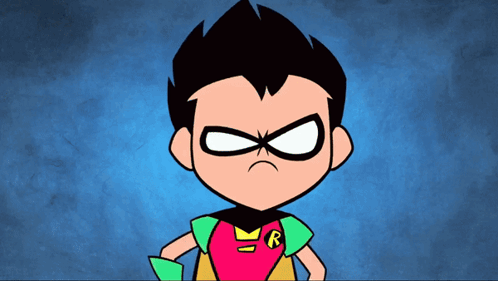 Robin With R On Shirt GIF