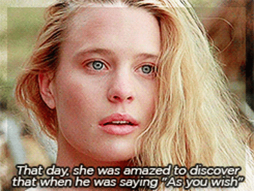 Robin Wright As You Wish GIF