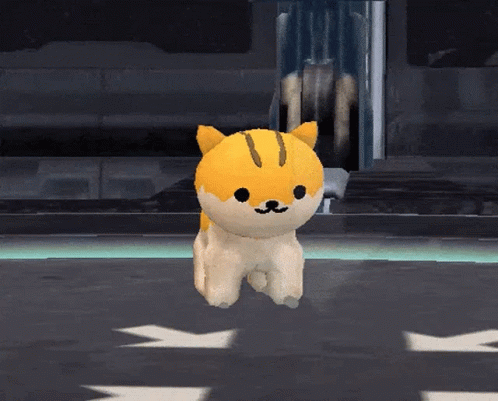 Roblox Cat Running GIF