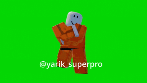 Roblox Character in Orange Jumpsuit @yarik_superpro