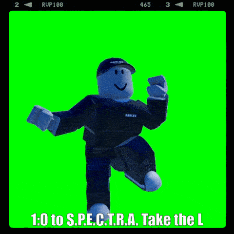 Roblox Character on Green Screen