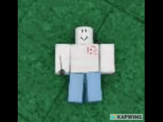 Roblox Character on Green Tiled Floor