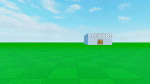 Roblox Character with Smiley Face by Tree