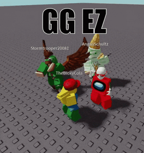 Roblox Characters Dancing GG EZ