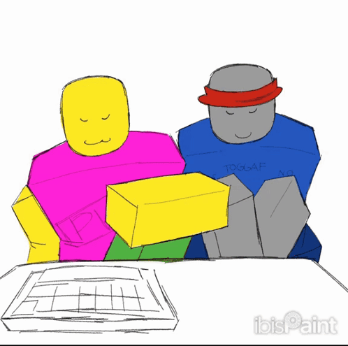 Roblox Characters Sitting Together