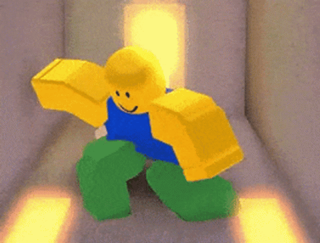 Roblox Characters do the Fortnite Default Dance on Make a GIF