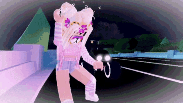 Roblox Girl Bear GIF