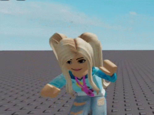 Roblox Girl Cheerful Dancing GIF