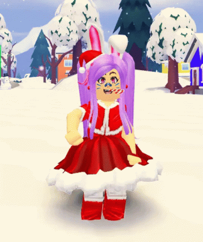 Roblox Girl Christmas Dance GIF