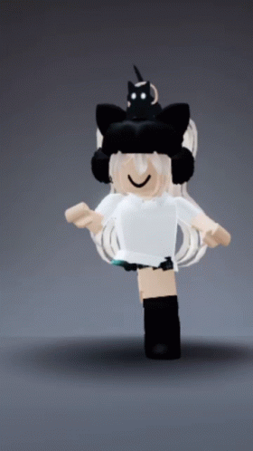 Roblox Girl Enjoying Music GIF